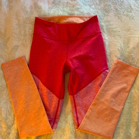 Outdoor Voices Pants - Outdoor Voices 3 Color Pink Ombré Spandex Pants S